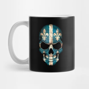 Quebec Flag Skull Mug